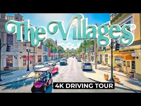 AMAZING Drive through THE VILLAGES, Florida – 4K (Ultra HD) Driving Tour