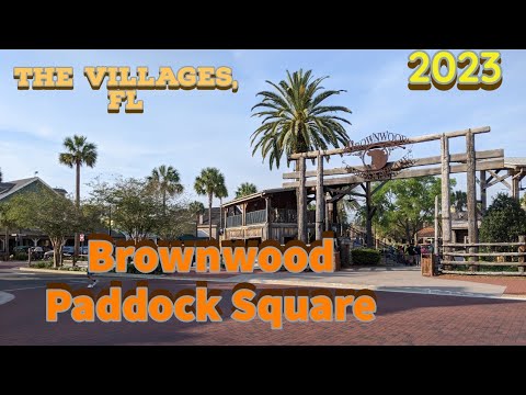 Brownwood Paddock Town Square – The Villages, Florida Walking Tour Visit Live Music – Winter 2023