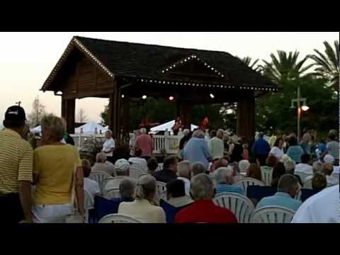 Live music on the square at Lake Sumter Landing The Villages Florida