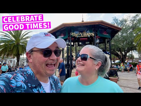 Party Time in The Villages Florida 2024! (Spanish Springs Town Square 30th Celebration)
