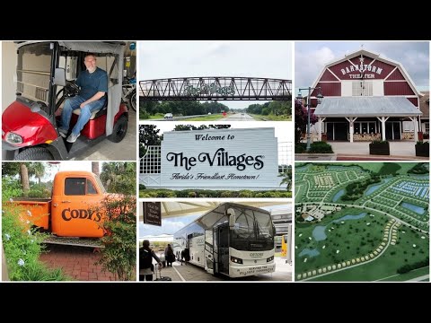 The Villages, Florida 2024 Lifestyle Visit Day 1 – House Tour & First Time Driving A Golf Cart