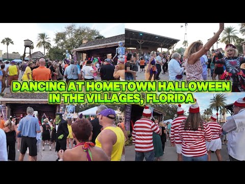 Dancing at Hometown Halloween 2025 in The Villages, Florida – DJ LU-S