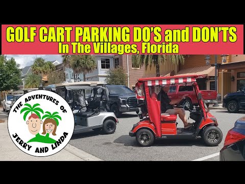 Golf Cart Parking Do's and Don'ts In The Villages, Florida