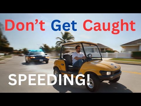 Speeding Golf Carts in the Villages Florida