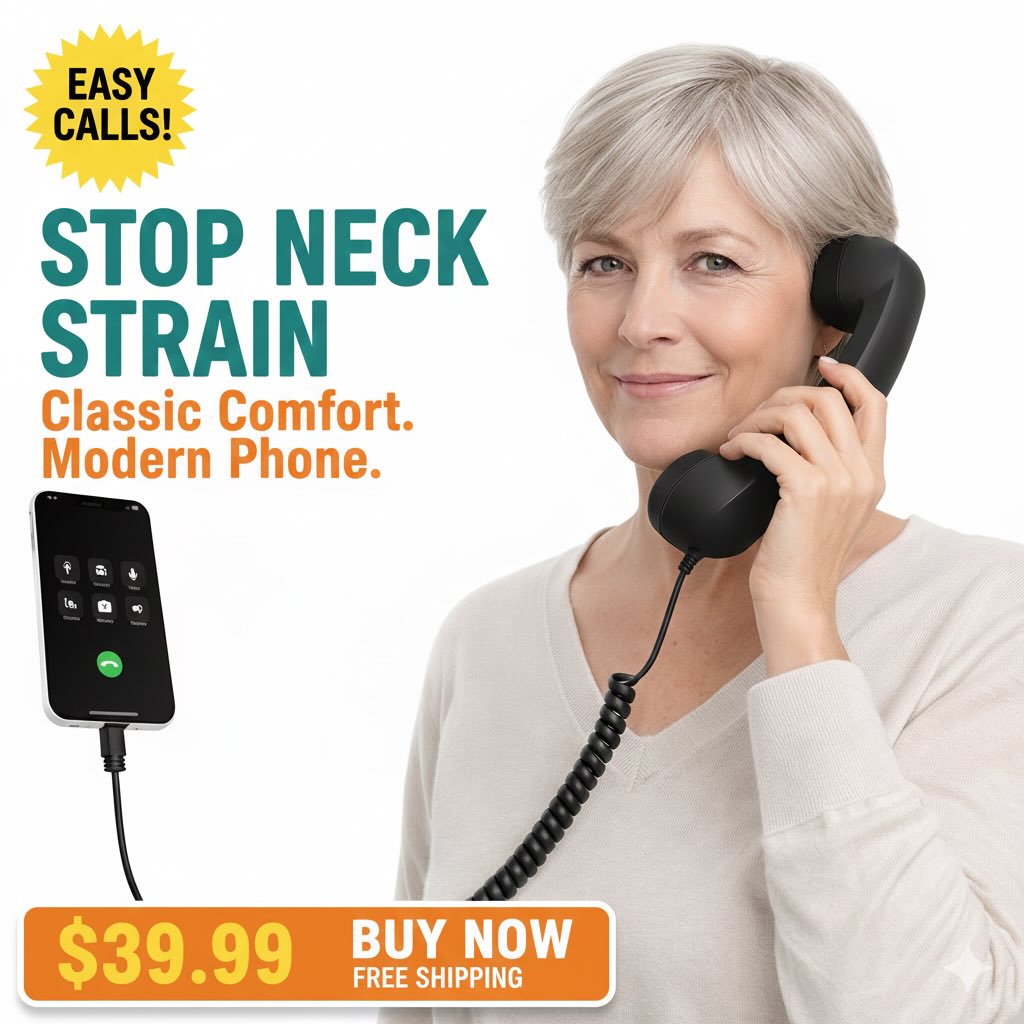 USB-C Phone Handset for Seniors - Click to Learn More