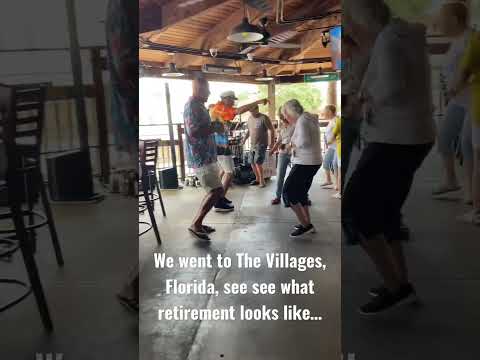 Went to The Villages, Fl, to see what retirement looks like… not what most expect to see!