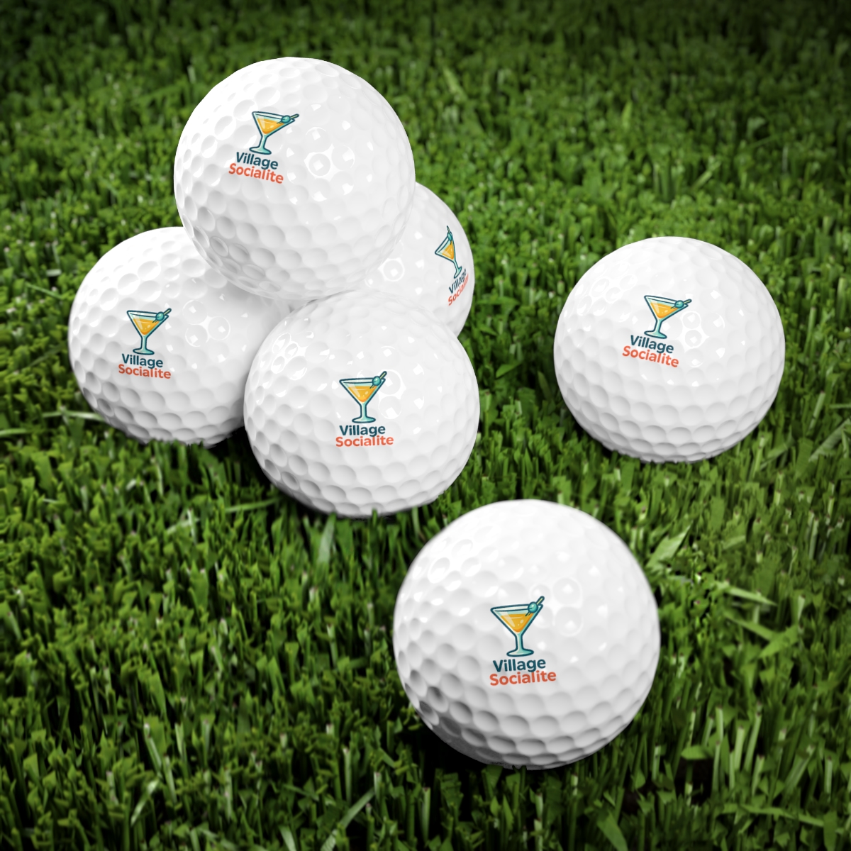Village Socialite™ Personalized Golf Balls