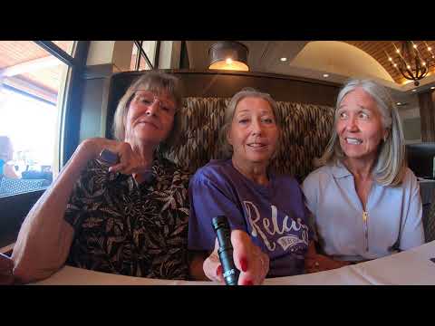 A review of Prima Italian Steak House in The Villages Florida with Sue, Deb, and Linda