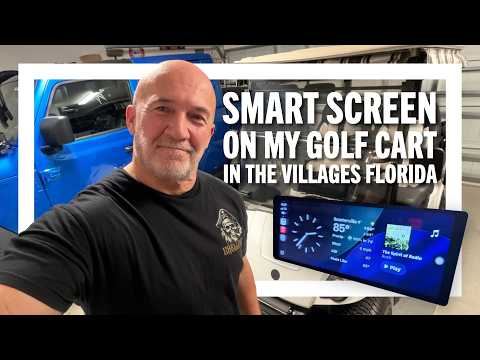 👍 New Smart Screen on my Golf Cart | The Villages Florida #golfcart #smartscreen #thevillages #2026