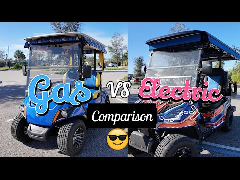 Golf Cart Comparison between Gas & Electric for the Villages Florida