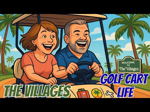 Golf Cart Lifestyle in The Villages 🚐 Tips, Parking Etiquette, & Getting Lost!