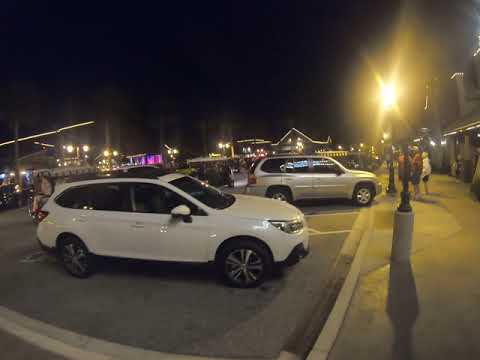 Golf Cart Ride at Night and nightlife at Brownwood in The Villages Florida