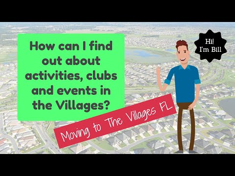 How can I find out about activities, clubs, and events in The Villages?