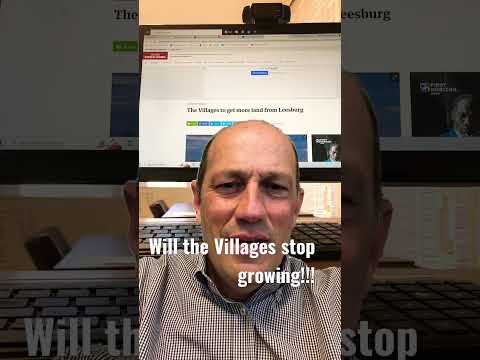 Is the Villages about to stop growing? #moving to the Villages #retiring in Florida
