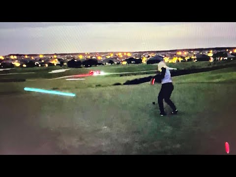 The Villages glow golfing at night